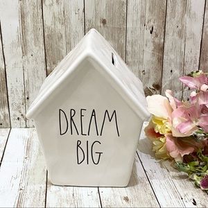 RAE DUNN Dream Big Bird House Money Bank